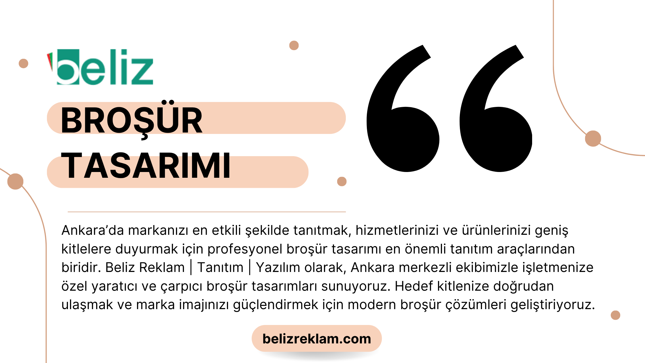 Ankara’da Profesyonel Broşür Tasarımı