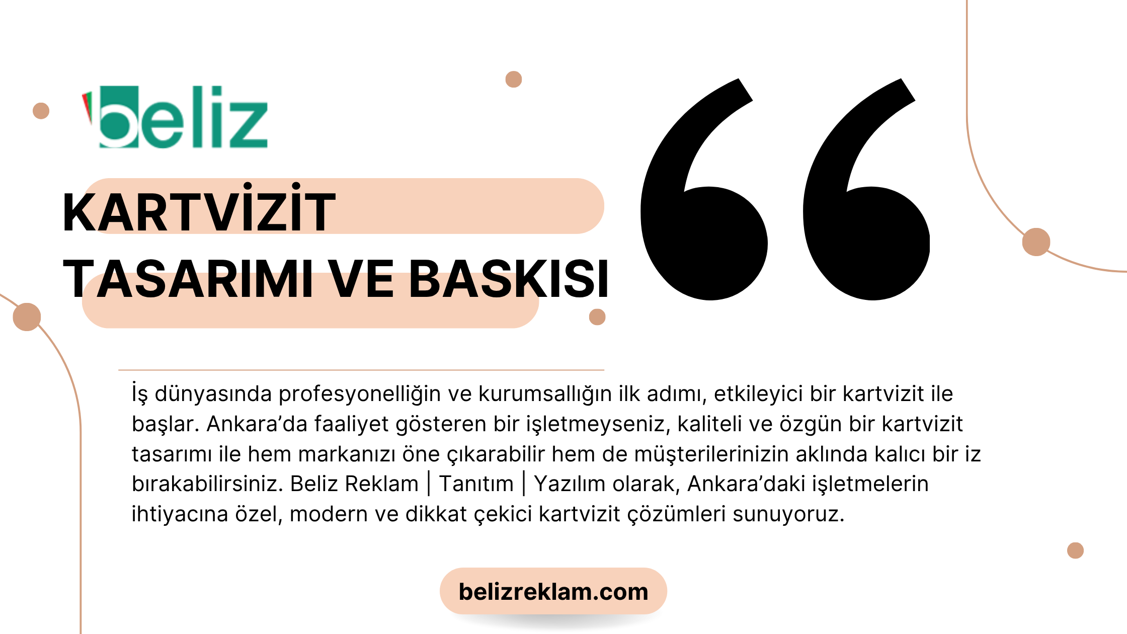 Ankara’da Kartvizit Tasarımı ve Baskısı