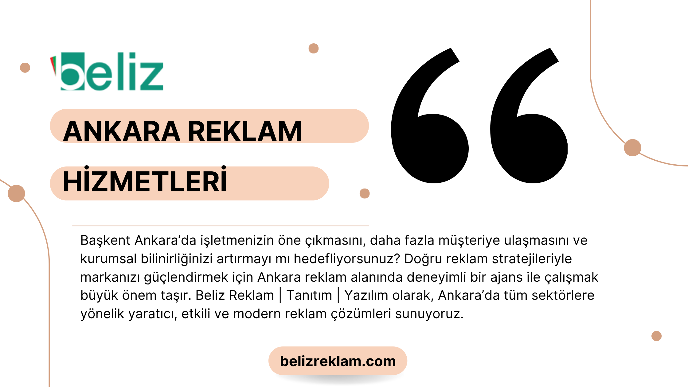 Ankara Reklam Hizmetleri