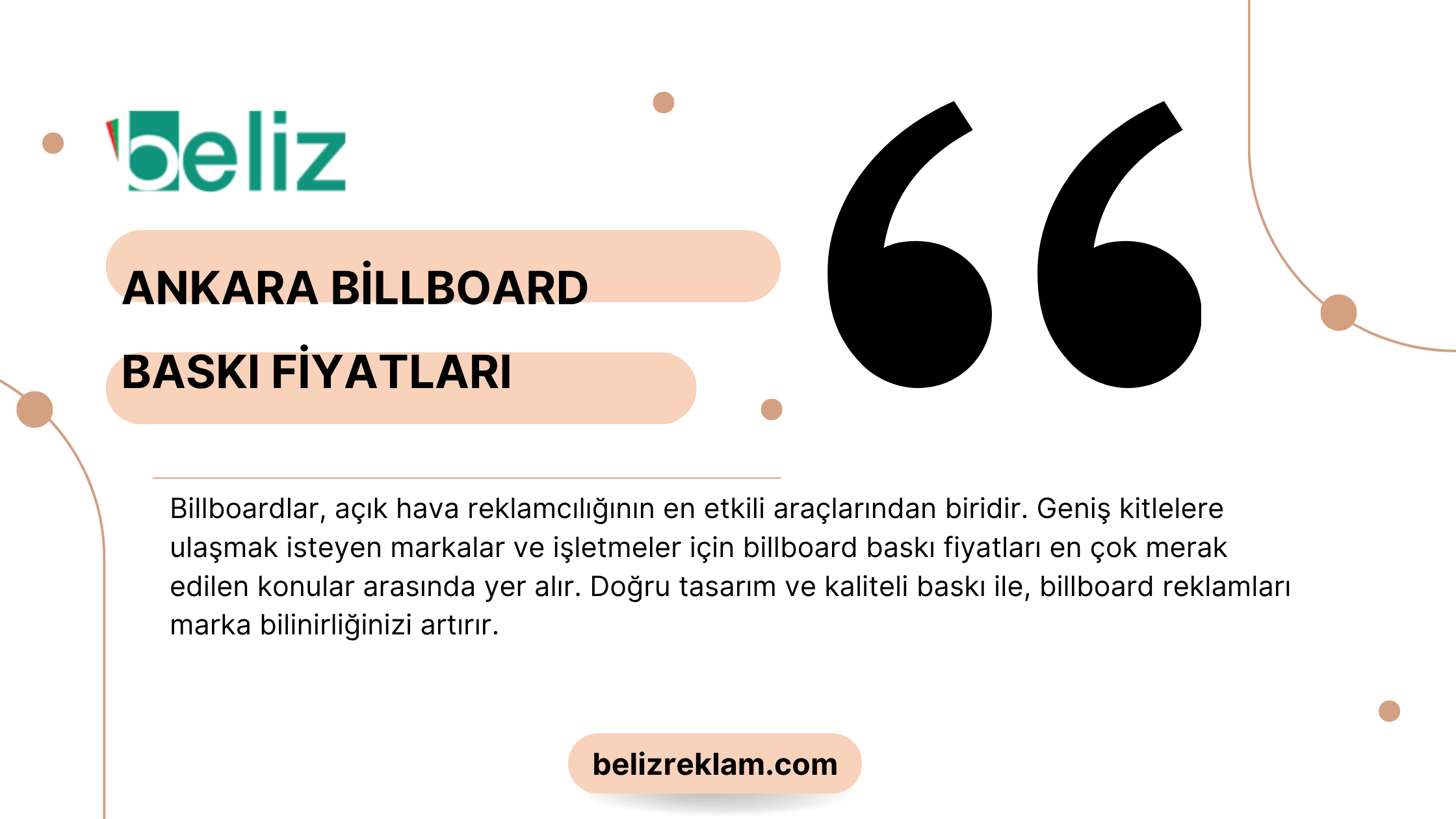 Ankara Billboard Baskı Fiyatları
